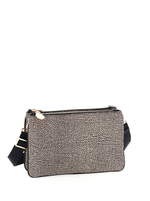 ECO S Schultertasche OP / NATUR / SCHWARZ - Damentaschen