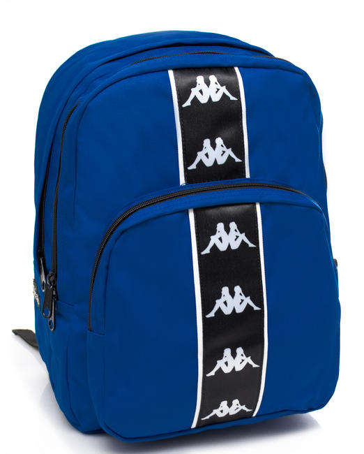  Stoffrucksack mit Doppelfach K&Ouml;NIGSBLAU - Rucks&auml;cke f&uuml;r Schule &amp; Freizeit