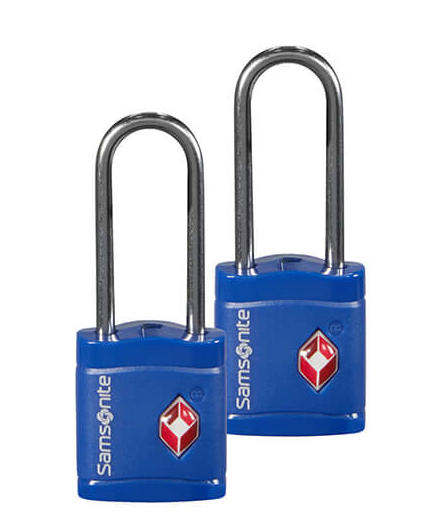  GLOBAL TRAVEL Set 2 TSA-Schlösser Mitternachtsblau - Reisezubehör