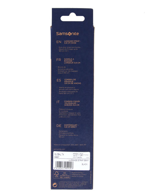 GLOBAL TRAVEL GLOBAL TRAVEL Gepäckgurt SCHWARZ - Reisezubehör