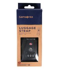 SAMSONITE  GLOBAL TRAVEL TSA-Gepäckgurt, mit Kombination SCHWARZ - Reisezubehör - 5