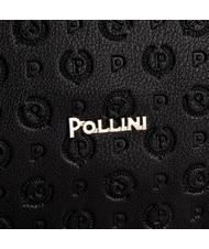 POLLINI Heritage Embossed Umh&auml;ngetasche mit austauschbaren Griffen Schwarz Schwarz - Damentaschen - 4