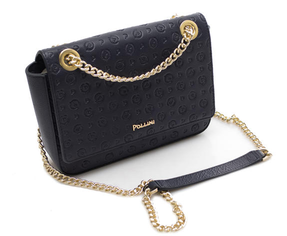 Heritage Embossed Umh&auml;ngetasche, mit Schultertragbarkeit Blau - Damentaschen