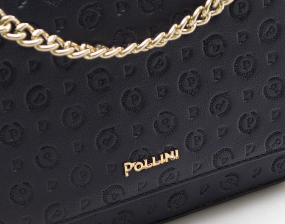 Heritage Embossed Umh&auml;ngetasche, mit Schultertragbarkeit Blau - Damentaschen