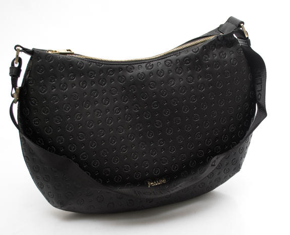 Heritage Embossed Schultertasche Schwarz - Damentaschen