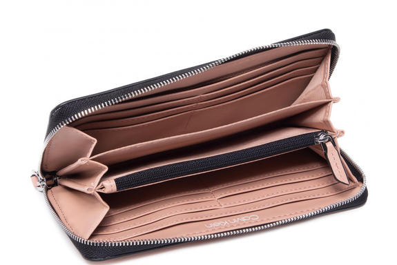  Brieftasche mit Rei&szlig;verschluss Staubige Rose - Brieftaschen Damen