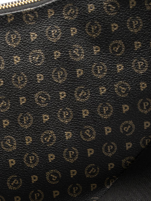 Heritage Classic Umh&auml;ngetasche mit Lederdetails Schwarz Braun - Damentaschen