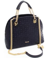 POLLINI Heritage Embossed Handtasche, mit Schulterriemen Blau - Damentaschen - 2