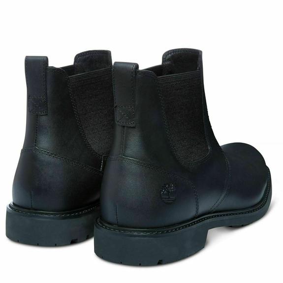  STORMBUCKS Stiefeletten aus Leder SCHWARZ - Herrenschuhe