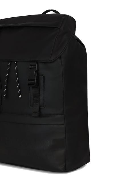 JEANS TURATI RUBBER Rucksack f&uuml;r PC 13 " SCHWARZ - PC-Rucks&auml;cke