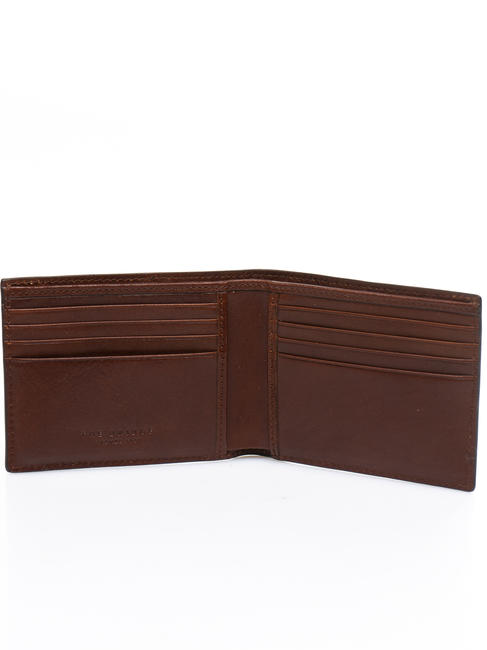  BUFALINI Geldb&ouml;rse aus Leder BRAUN - Brieftaschen Herren