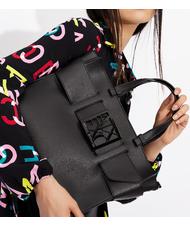 ARMANI EXCHANGE A|X BUCKLE Handshopper, mit Schultergurt Schwarz - Damentaschen - 5
