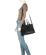 ARMANI EXCHANGE A|X BUCKLE Handshopper, mit Schultergurt Schwarz - Damentaschen - 6