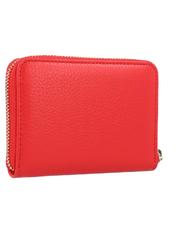 COCCINELLE  METALLIC SOFT Mini-Geldb&ouml;rse aus Leder POLNISCH ROT - Brieftaschen Damen - 3