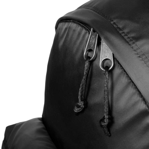 Zaino  Padded Pak'r Aus satiniertem Polyester Satin-schwarz - Rucks&auml;cke f&uuml;r Schule &amp; Freizeit