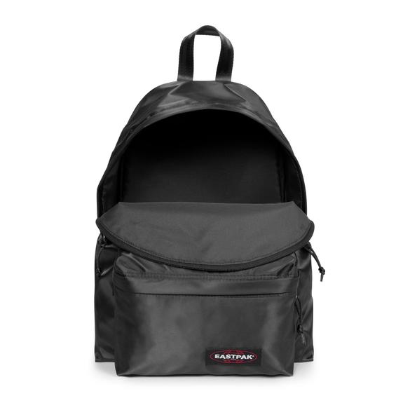 Zaino  Padded Pak'r Aus satiniertem Polyester Satin-schwarz - Rucks&auml;cke f&uuml;r Schule &amp; Freizeit