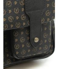 POLLINI HERITAGE CLASSIC Umhängetasche aus PVC Schwarz - Damentaschen - 4