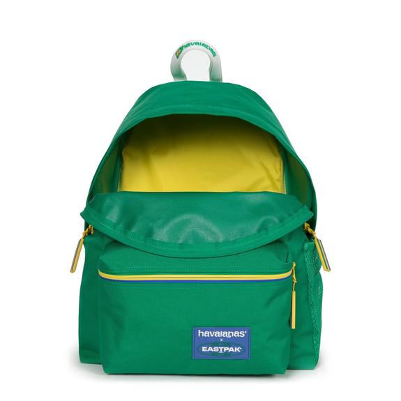 x GEPOLSTERTER PAK'R-Rucksack Havaianas Gr&uuml;n - Rucks&auml;cke f&uuml;r Schule &amp; Freizeit