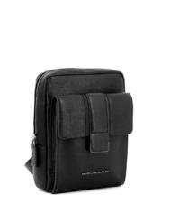 PIQUADRO KOBE Mini-IPAD-Tasche Schwarz - Umh&auml;ngetaschen Herren - 2