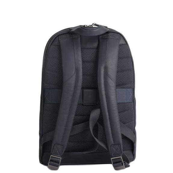 HAKONE Laptop-Rucksack 14 ", aus Leder Blau - PC-Rucks&auml;cke