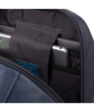 PIQUADRO HAKONE Laptop-Rucksack 14 ", aus Leder Blau - PC-Rucks&auml;cke - 5
