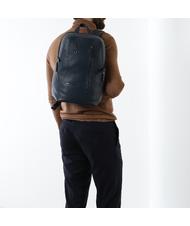 PIQUADRO HAKONE Laptop-Rucksack 14 ", aus Leder Blau - PC-Rucks&auml;cke - 6