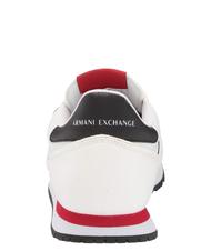 ARMANI EXCHANGE RIO Niedrige Turnschuhe MULTICOLOR / OP.WEISS + SCHWARZ - Herrenschuhe - 5