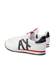 ARMANI EXCHANGE RIO Niedrige Turnschuhe MULTICOLOR / OP.WEISS + SCHWARZ - Herrenschuhe - 3