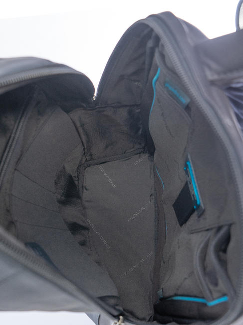 HAKONE Rucksack aus Leder Blau - PC-Rucks&auml;cke