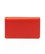 COCCINELLE zaniah portafoglio pelle vitello ZANIAH Clutch mit Schulterriemen POLNISCH ROT - Brieftaschen Damen - 4