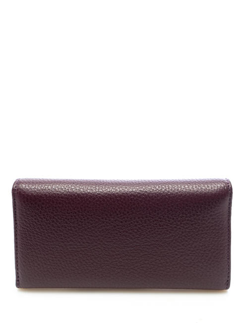  Kompakte Brieftasche aus Leder VIOLETT - Brieftaschen Damen