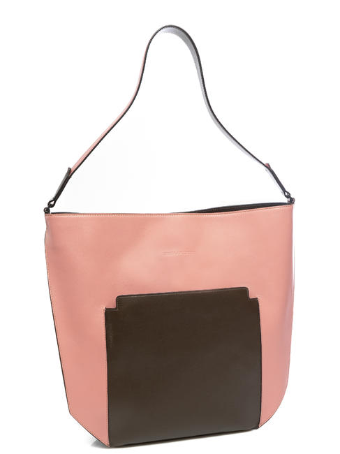 CAMPIONARIO - Ananke Umh&auml;ngetasche aus Leder ROSA - Damentaschen