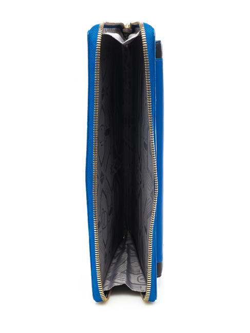 RAND Ledertasche mit Manschette Blau - Tablettmappe &amp; Organizer