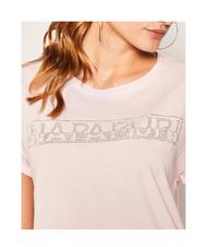 NAPAPIJRI  SICCARI Damen-T-Shirt Bl&uuml;tenblatt rosa - T-Shirts und Tops f&uuml;r Damen - 4