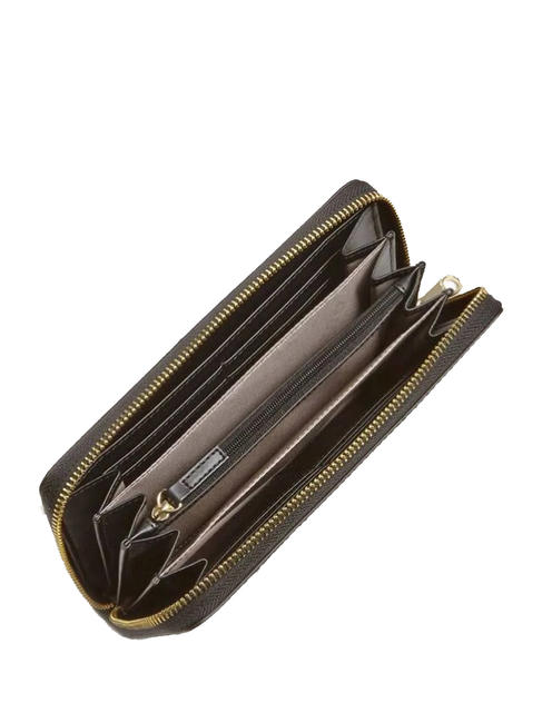  JORDYN Geldb&ouml;rse mit Rundum-Rei&szlig;verschluss GR&Uuml;N MULTI - Brieftaschen Damen