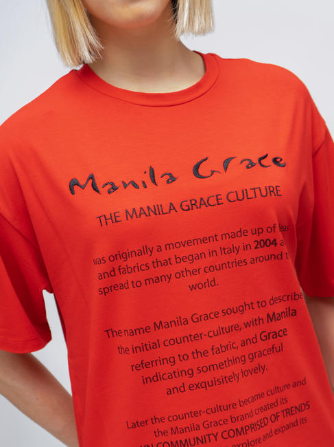  T-Shirt mit Aufdruck ROT - T-Shirts und Tops f&uuml;r Damen