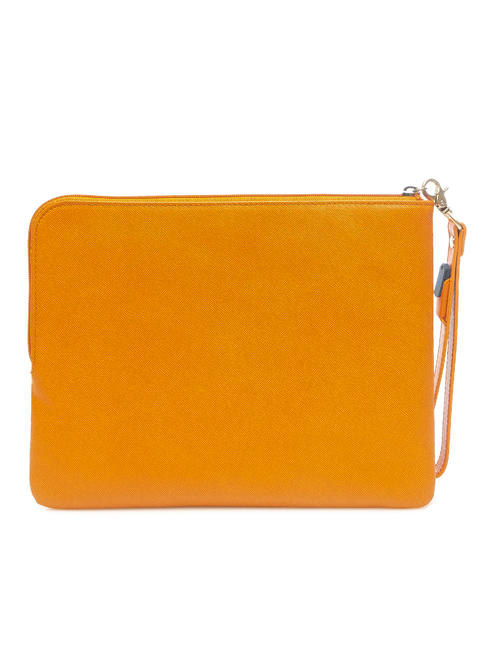 CRAYON Ledertasche mit Manschette ORANGE - Tablettmappe &amp; Organizer