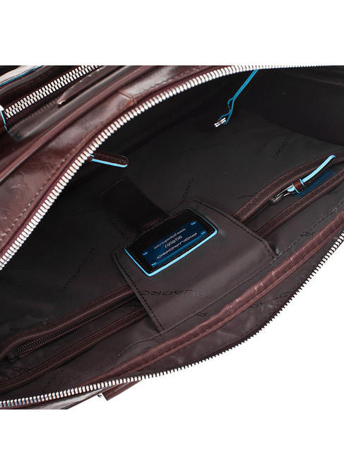 Ordner BLUE SQUARE, aus Leder, 14 "PC-Halter MAHAGONI - Arbeitstaschen