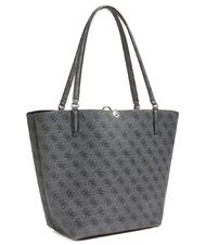 GUESS  ALBY TOGGLE 4G Einkaufstasche mit Clutch KOHLESCHWARZ - Damentaschen - 3