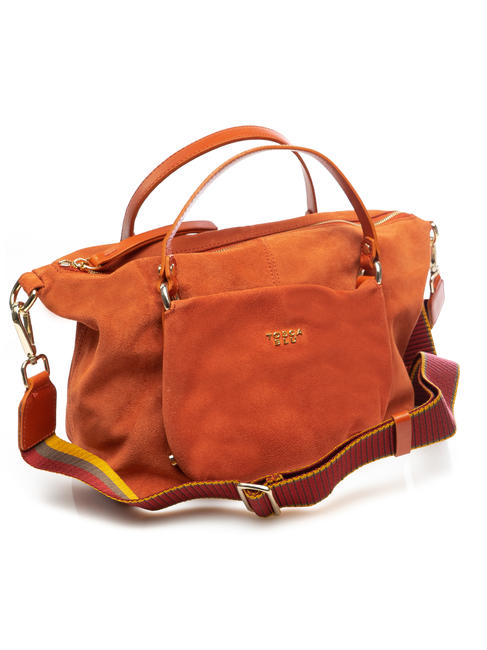 MOCACCINO MOCACCINO Handtasche, mit Schultergurt Backstein - Damentaschen