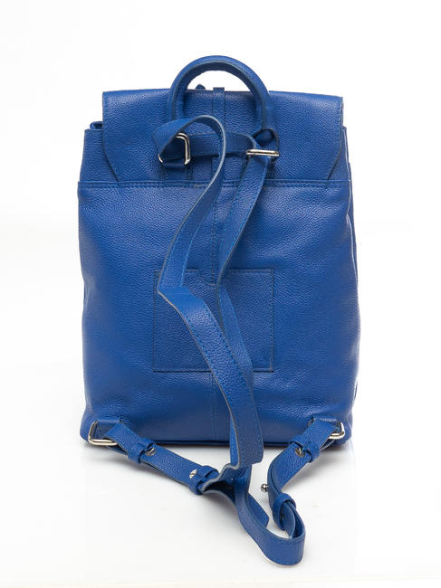  BIANCOSPINO Rucksack aus Leder Elektrisches Blau - Damentaschen