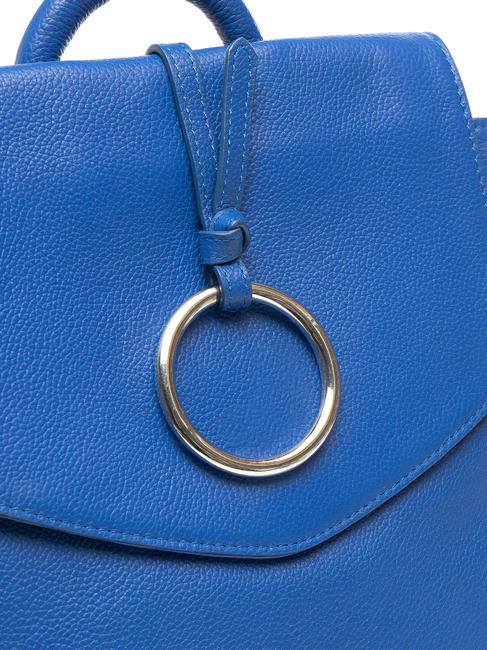  BIANCOSPINO Rucksack aus Leder Elektrisches Blau - Damentaschen