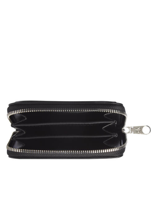  Portemonnaie mit umlaufendem Logo-Print SCHWARZ - Brieftaschen Damen