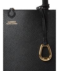 RALPH LAUREN MERRIMACK MERRIMACK Wendbarer Schulter-Shopper schwarz / taupe - Damentaschen - 5
