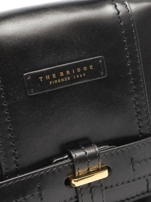 VIGNA  Umh&auml;ngetasche aus Leder Schwarzes Gold - Damentaschen