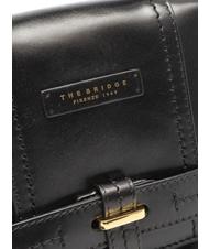 THE BRIDGE VIGNA  Umh&auml;ngetasche aus Leder Schwarzes Gold - Damentaschen - 4