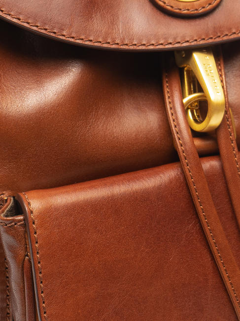 STORY DONNA Rucksack aus Leder BRAUN - Damentaschen