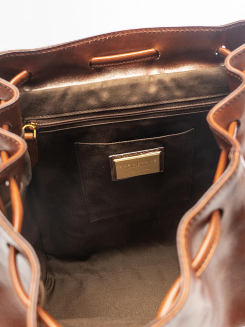 STORY DONNA Rucksack aus Leder BRAUN - Damentaschen