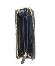 THE BRIDGE VIGNA  Geldbörse aus Leder mit Reißverschluss Schwarzes Gold - Brieftaschen Damen - 3