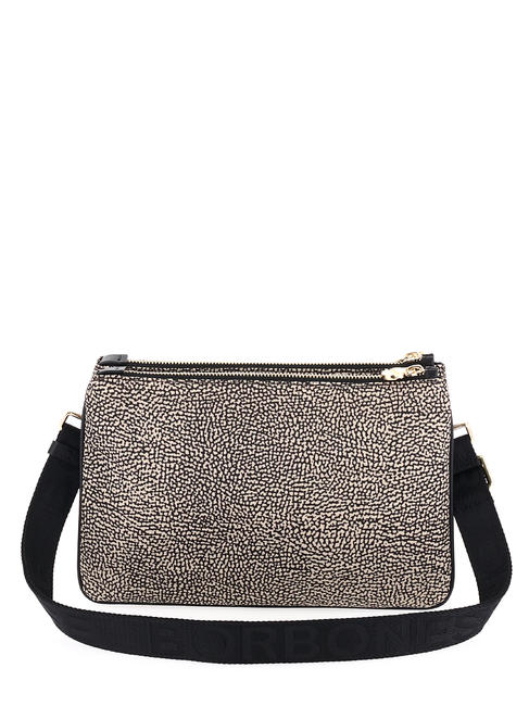 ECO S Schultertasche OP / NATUR / SCHWARZ - Damentaschen